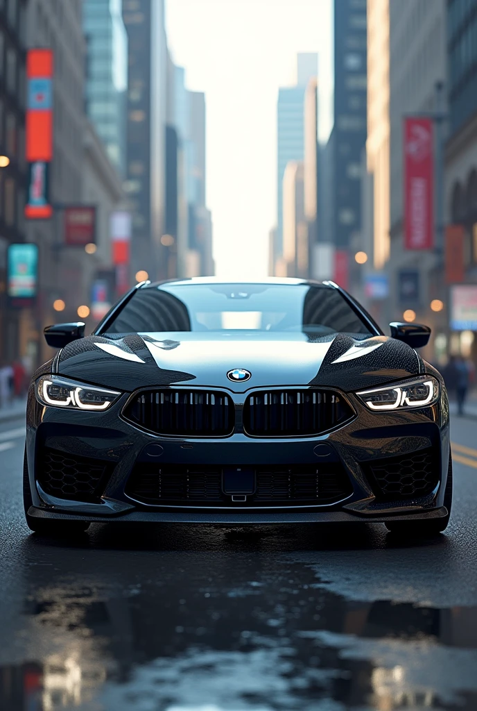 Vfx image of bmw m8 black