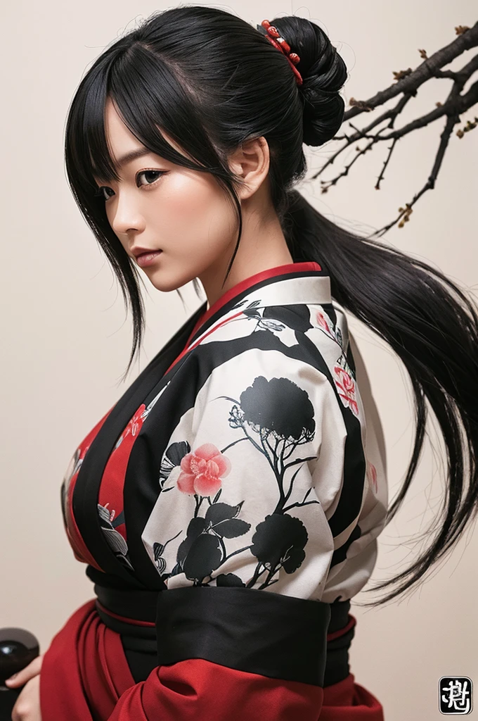 Create stylish art in a purely Japanese style, inspired by bonsai and samurai ink paintings.