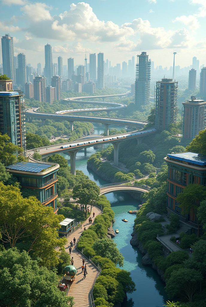 draw your concept of the environment. In a more complex system where in you can see the followings
•climate change
•Sustainability
• urban planning