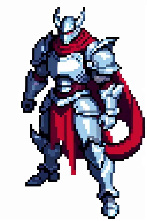 8k, high resolution, vivid colors, Draconato branco, Dragon head, 1 tail, 5 fingers, 2 arms, 2legs, white scales, Caucasian skin, Eyes red, paladin, usando uma armadura de paladin, long white cape, long red scarf around the neck, masculine, Knight's Armor.