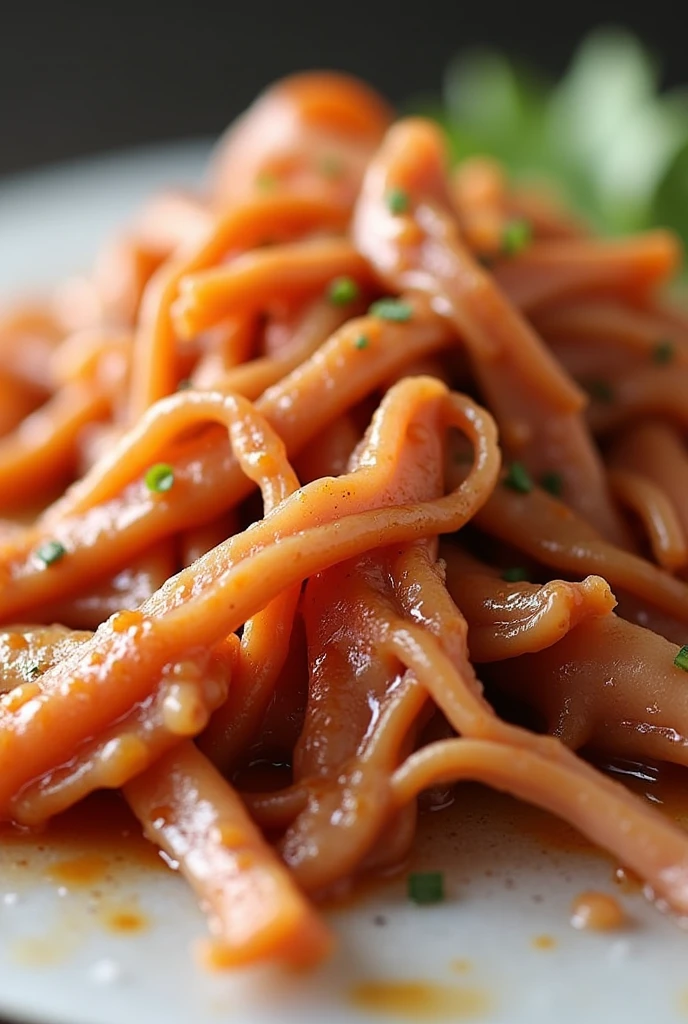 Cooked shredded meat