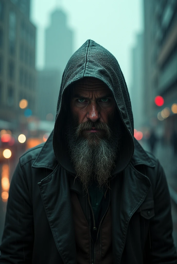 I'll sleep when I'm dead, you In eternity I will have plenty of time., b-horror film screencap, high-angle shot, , b-horror film screencap,hooded bearded mountain man walking in the rain in city, 3D isometric icon, full HD, full body, ultra realistic ultra detailed, photorealistic, vivid colors, highly detailed, by greg rutkowski and noah bradley, intricate details , over-the-shoulder shot, vibrant color grading, rear projection, telephoto shot, close-up portrait, raindrops, , dramatic angle, extreme angle shot, surrealist, tattoo 3D isometric icon, green eyes expressive, portrait, pencil, Art photography by Jock Sturges
Camera: Alsaphot Le Cyclope 105mm f/4.5 with Ilford Delta ISO 400 film..
The 3D effect is so ultra-detailed that every pore, and every line of expression.
