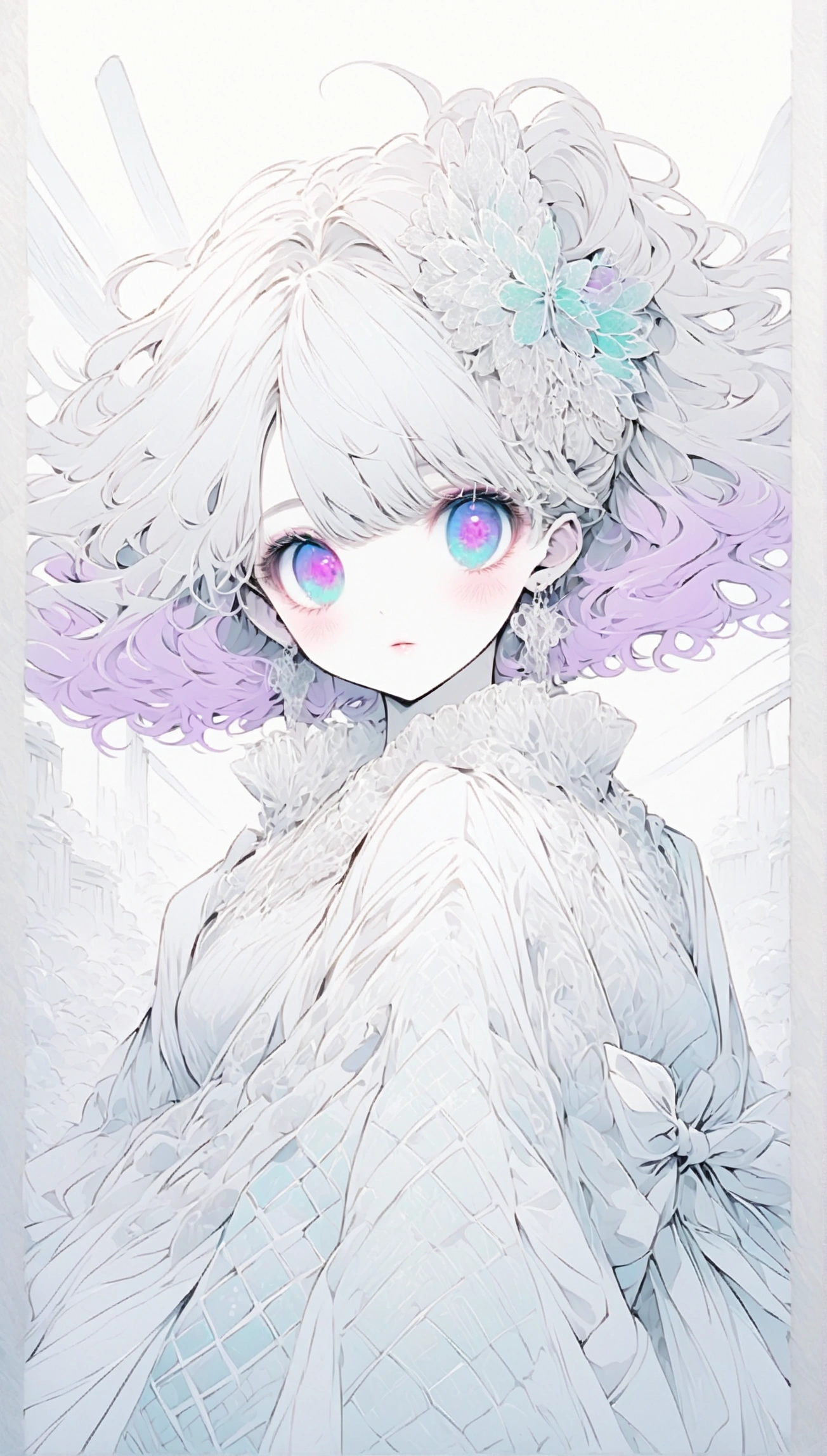 A vibrant eye-catching illustration showcasing a variety of monochromatic color palettes. Despict multiple scenes or vignettes each featuring a different monochrome color scheme such as magenta, cyan, green, blue, purple or yellow. Considering incorporatint different textures and patterns