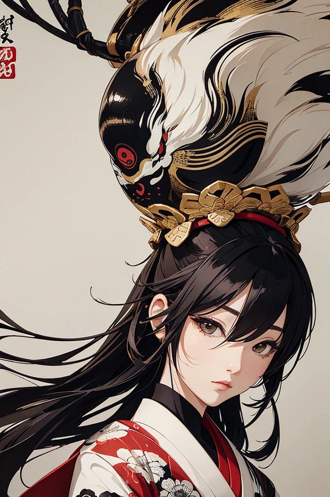 Create stylish art in a purely Japanese style, inspired by bonsai and samurai ink paintings.
