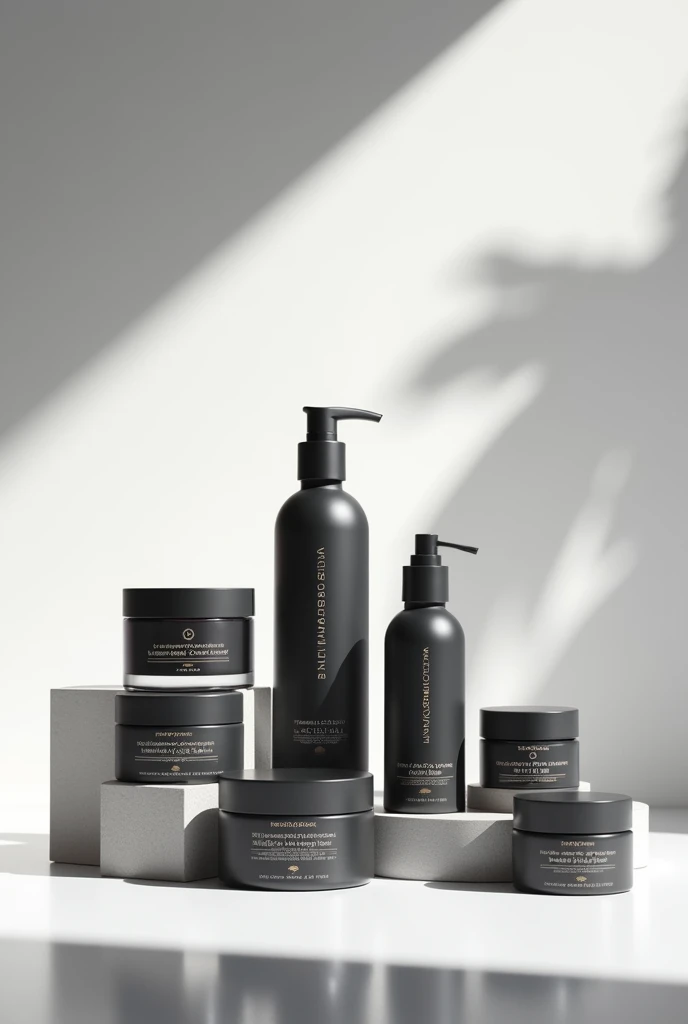 Creat a image for my shopify store theme page which match with the niche of skin care hair care like care products also colour my store clour is little black and white