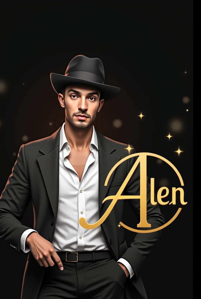 a close up of a man wearing a hat and a suit, opera, opera, album art, official artwork, promo art, online casino logo, detailed image, decorated with opera motifs, alen kopera, thomasz alen kopera, profile image, a beautiful detailed orixa, eora, oda non, official fanart, by Elena Guro