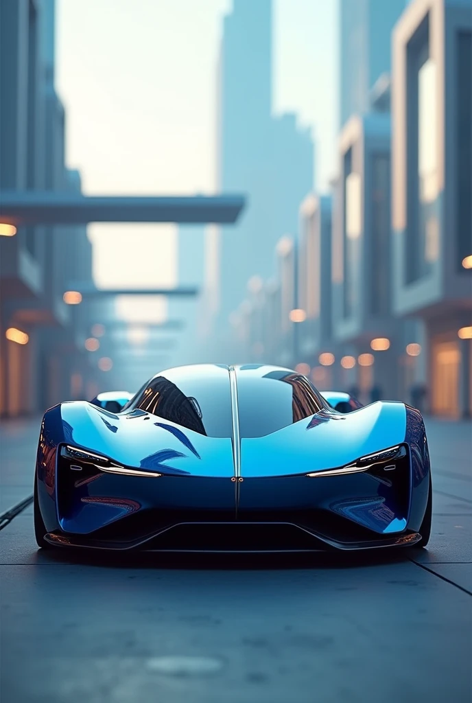 Big blue car trance from futures 2050 I'm coming generation car