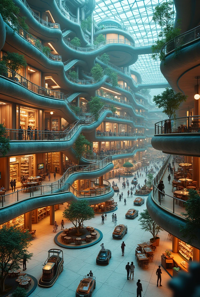 human cell as a mall with