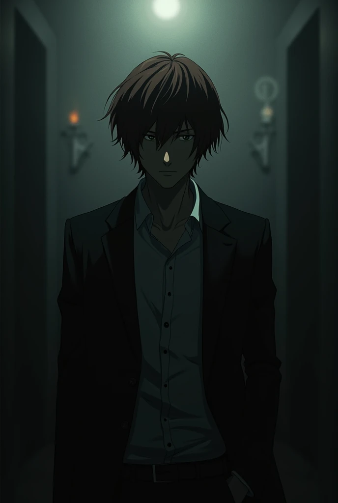 I wanna create a light yagami explanation for youtube in deep voice with light yagami laughing in the background video