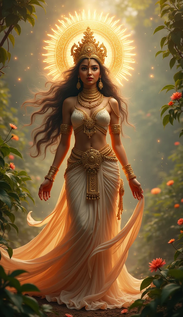 Very beautiful Goddess Lakshmi, whole body