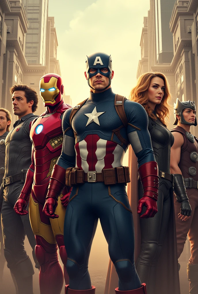 Old avengers team