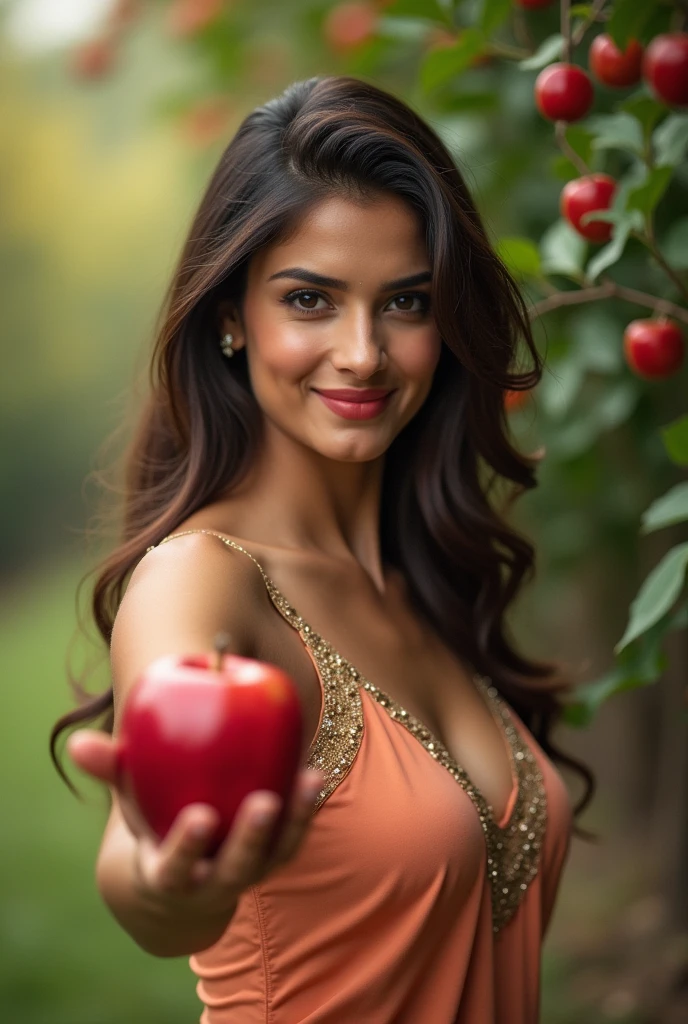 Katrina kaif selling a apple