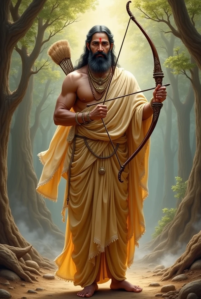 Shree ram bharhman vesh me dhanush hath me no