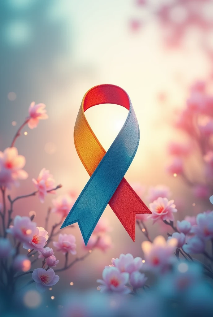 Generate a background image with the autism logo for your video background