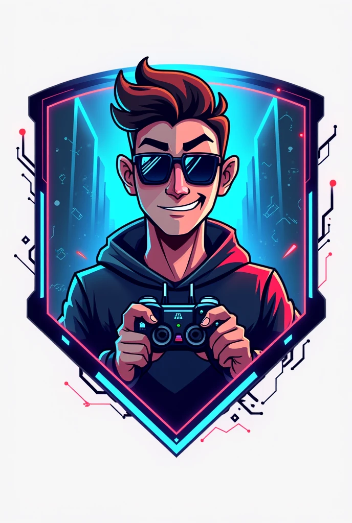 Create a logo for a gaming YouTube channel, the name is JohnPlayz