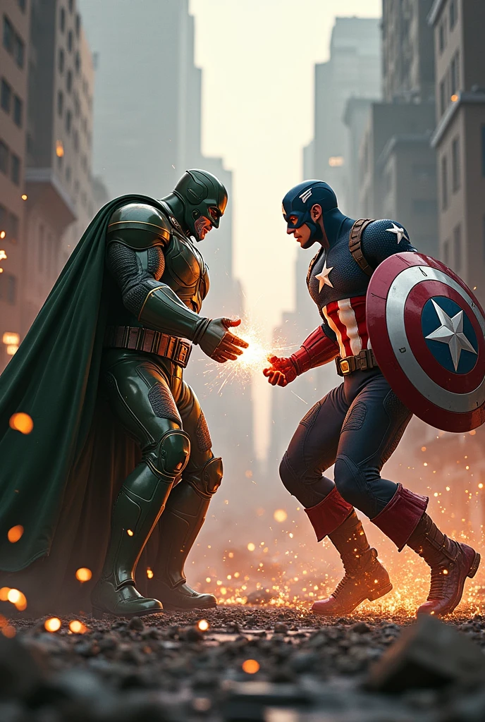 Dr doom fight with captain America