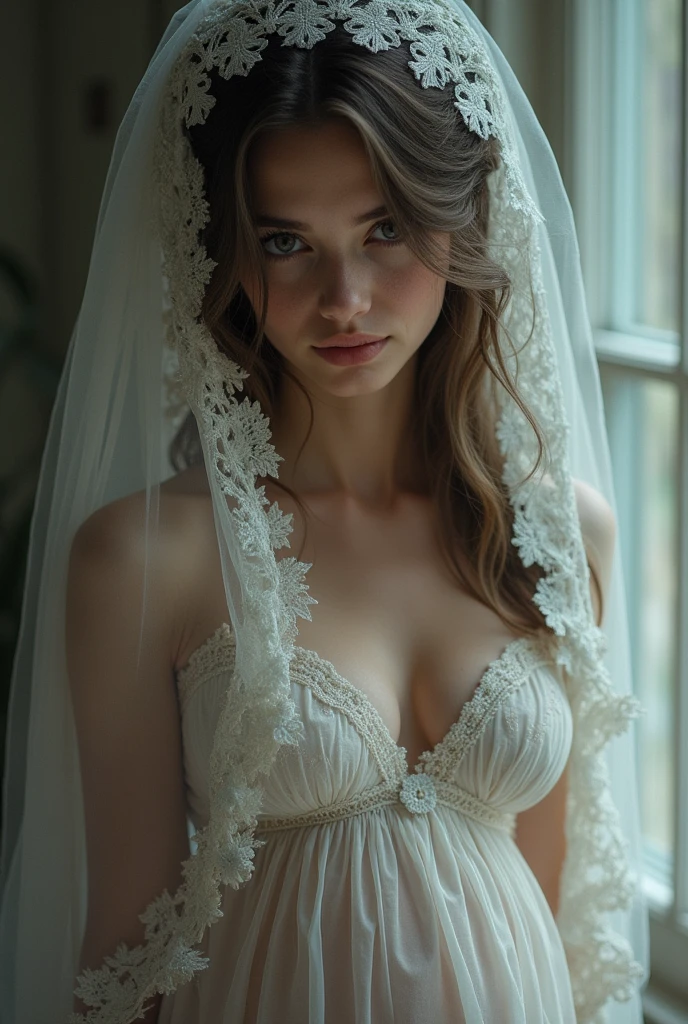 Sexy girl with undrees