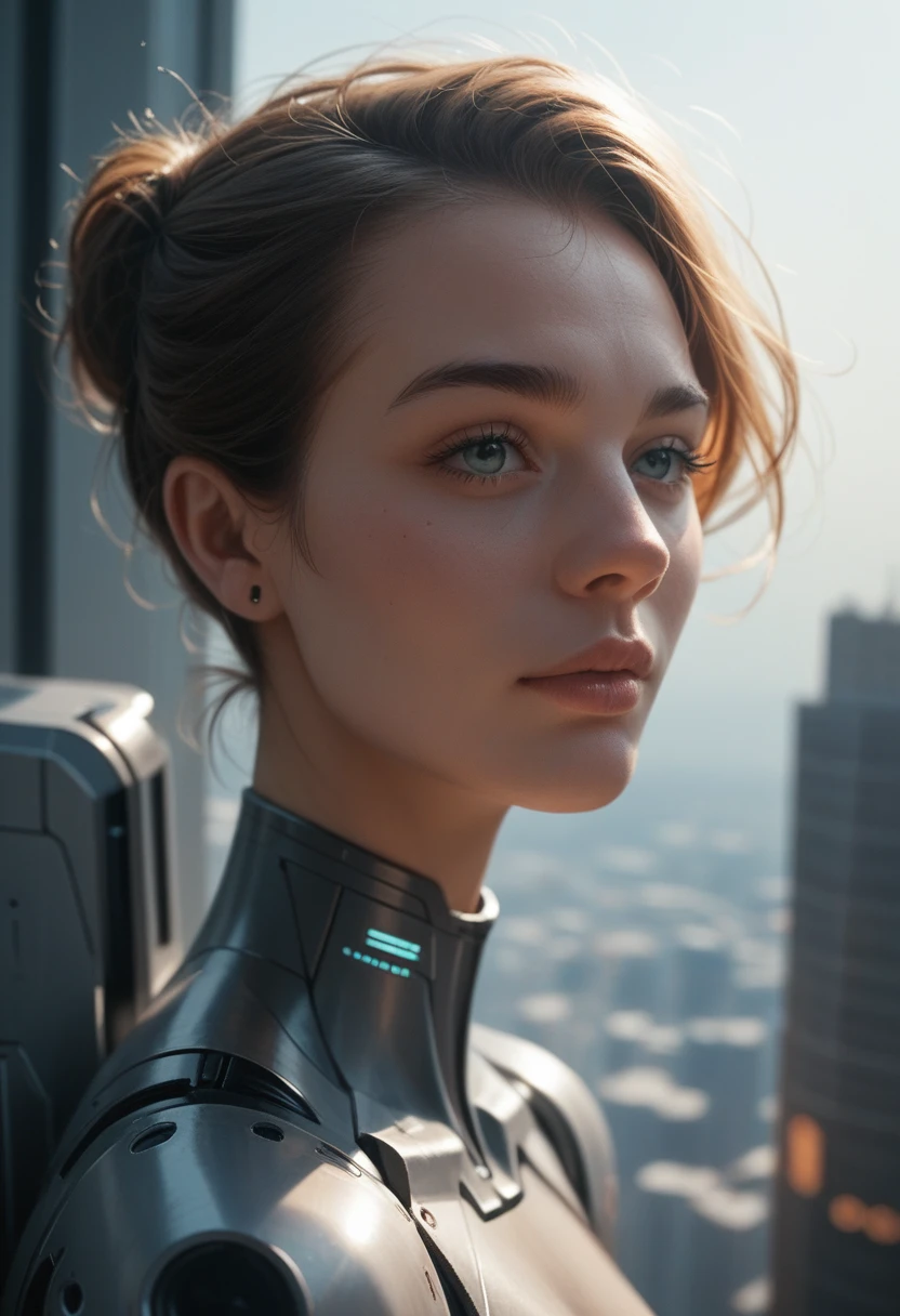 Female Characters, Futuristic Art, White, Minimalist Style, Space Exploration, Futuristic Architecture, Peaceful atmosphere