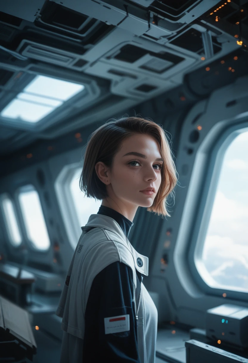 Female Characters, Futuristic Art, White, Minimalist Style, Space Exploration, Futuristic Architecture, Peaceful atmosphere