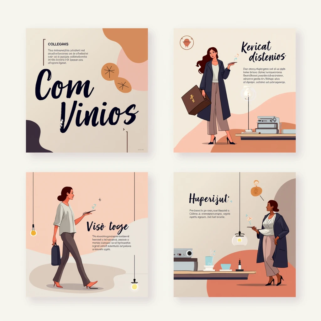 Instagram stories visual identity makeup writing come and visit our online store all in Portuguese