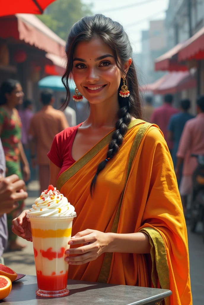 Katrina kaif selling falooda in india