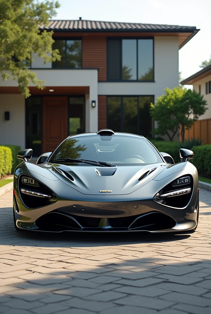 Supercar Infront of house