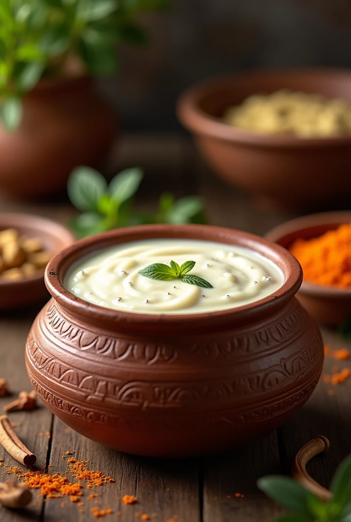 Matka with dahi