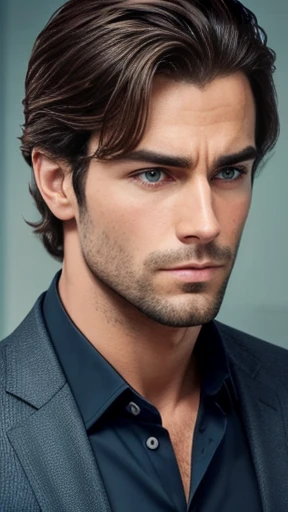 handsome Litvaks man focus on face