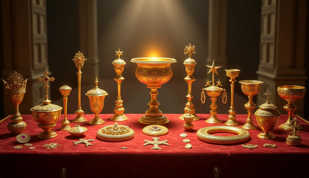 sacred gold objects
