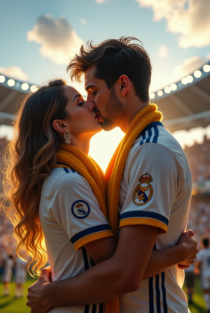 Real Madrid fan girl and Real Madrid fan boy loving each other