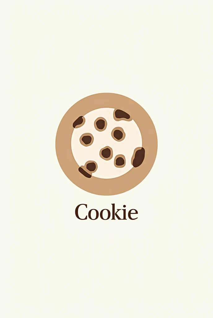 Cookie logo with the name Cookie written in English. Request a modern circle logo.