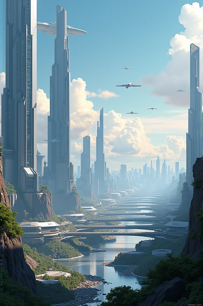 futuristic landscape