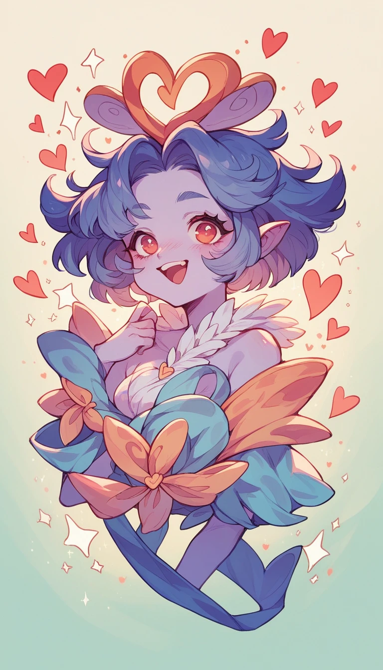 An illustration of floating hearts in various sizes, gently rising against a light, sparkling background. The hearts are glowing softly, creating a sense of love and warmth. The overall atmosphere is uplifting and joyful.