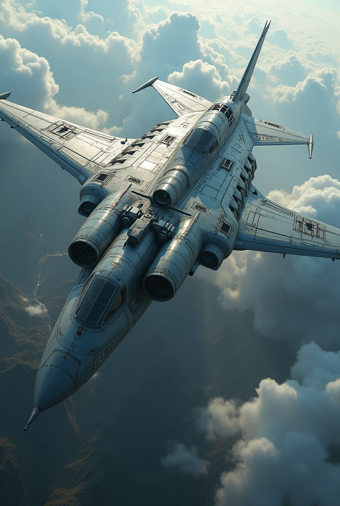 Build a fighter plane the size of a mountain