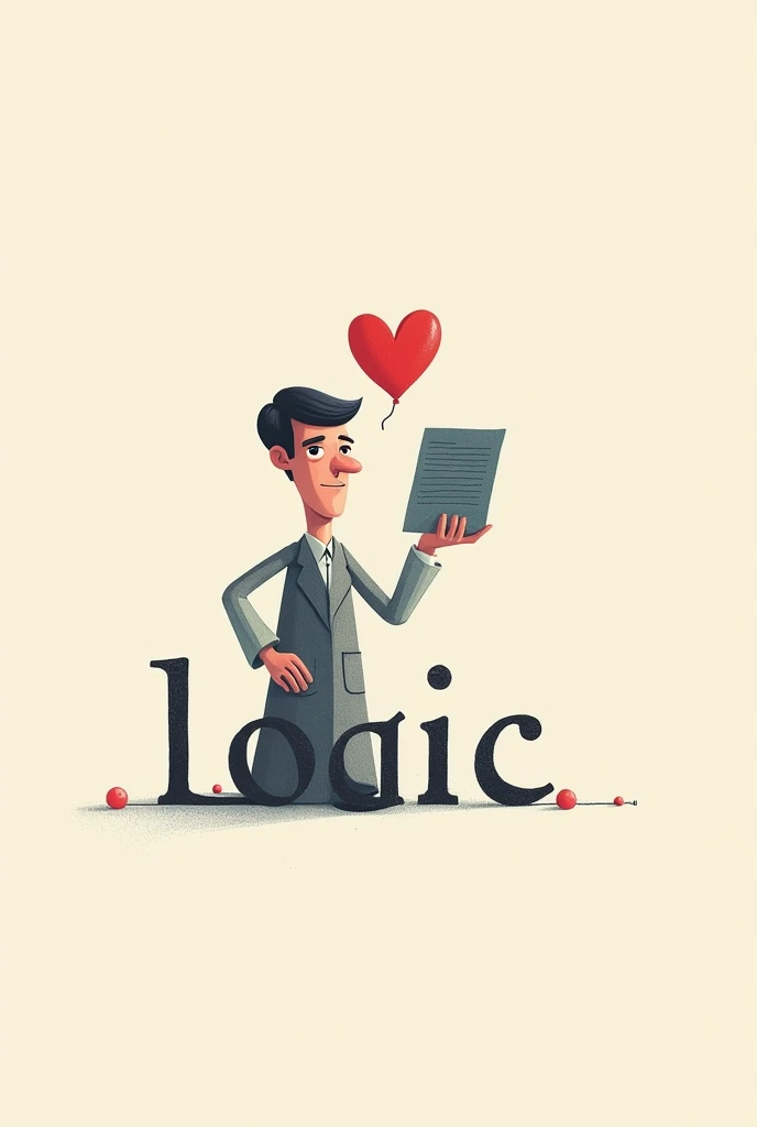 an image that says "I love logic".