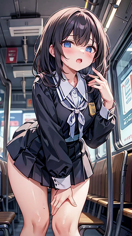 (8K、Highest image quality、highest quality、masterpiece)、detailed face、((1 )),side ponytail hair、long hair、blunt bangs、evil smile、((grin))、((flat chest))、((see through camisole))、red school bag,minimum skirt、((micro pleated skirt))、((micro mini skirt lift)、cowboy shot、((in the train)),((see through)),((nipples)),((nipples visible)),((sit on seat)),((spread legs)),((sweaty)),((show off erectile penis)),((((futanari girl)))),(((futanari loli))),(futa loli girl),hand to own penis,grab the own penis,hand to penis,touch the own penis,tekoki,Exposure,cum,penis into own hand,hand to the penis,grab own penis,Handjob,cum,semen,sperm,bukkake,cum on face,((penis ejaculates semen)),(((ejaculates semen))),school backpack,(((cumming on face))),((cum on face)),(Futanari),(masturbation),(((futanari masturbation))),loli,,chippai,loli girl,