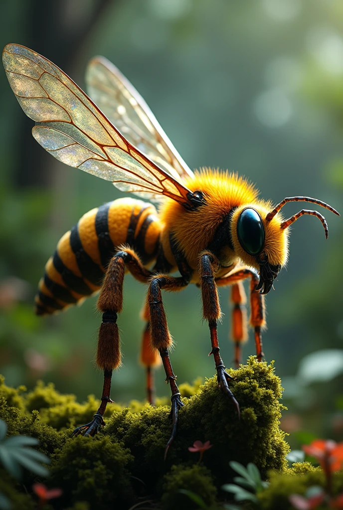 Creature that combines bee and centipede