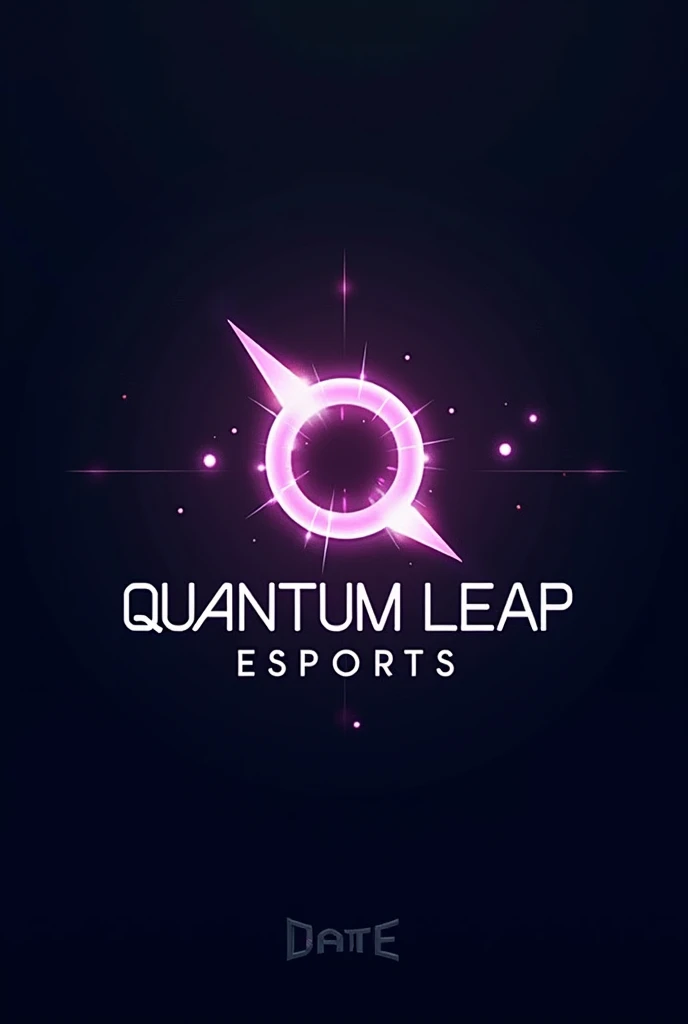 Create slogan image for quantum leap e-sports for profile as brand
