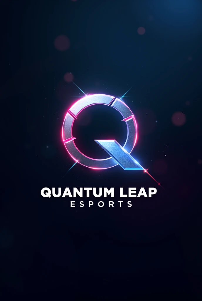 Create slogan image for quantum leap e-sports for profile as brand