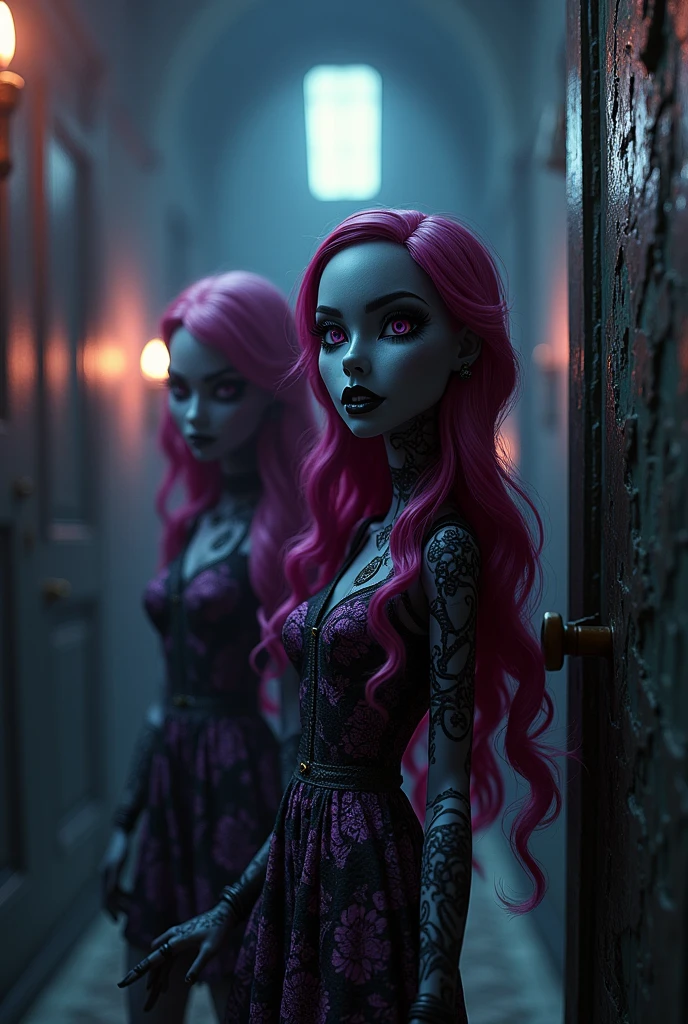 Create the image of monster high with evil descendants