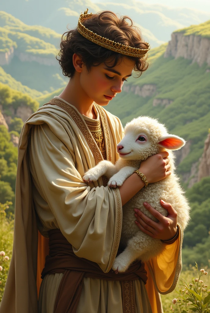 1 Hebrew prince with a sheep