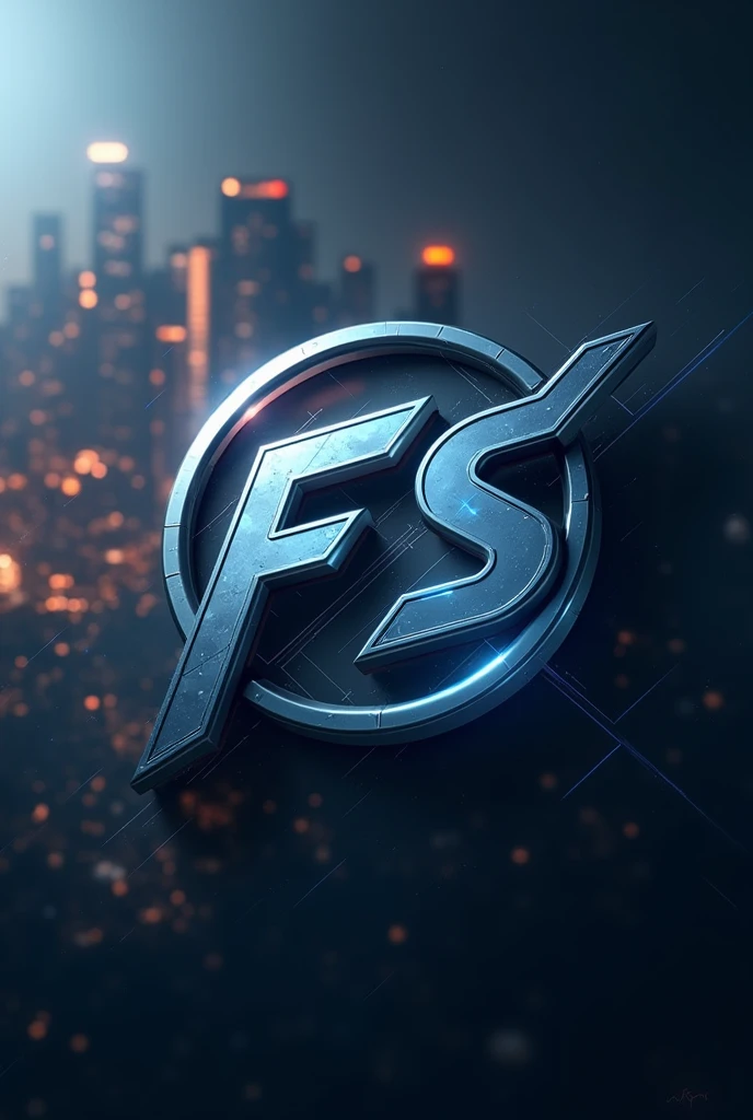 Create a futuristic Amazon-style logo with FS and FLINT acronyms