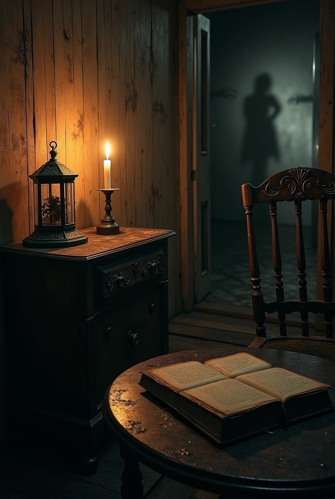 Creepy and cozy environment
