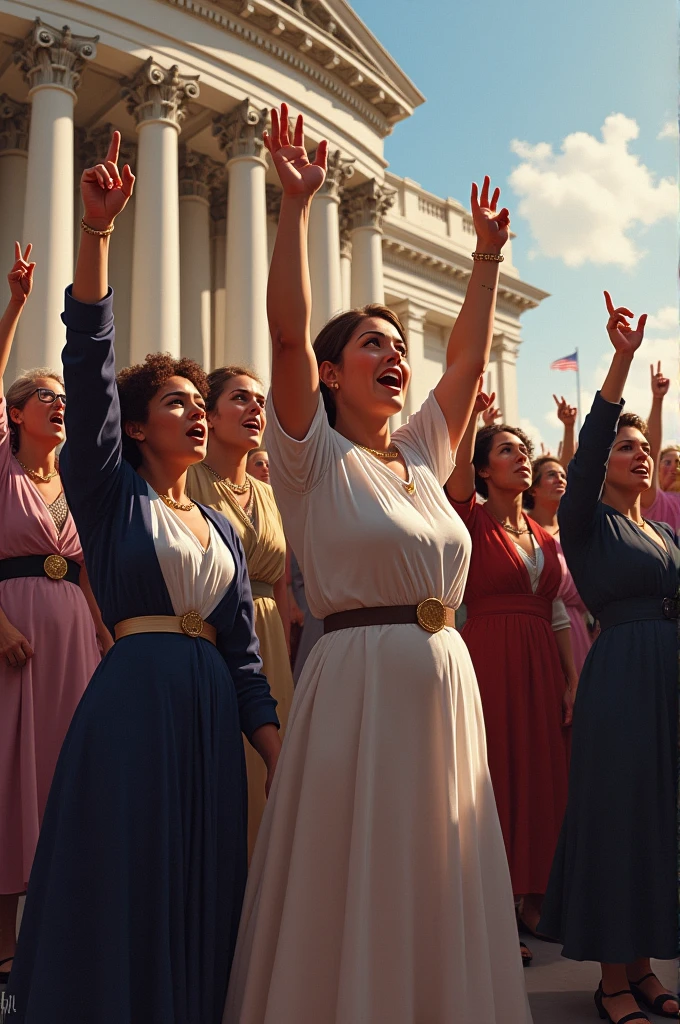 Women are granted the right to vote in the United States