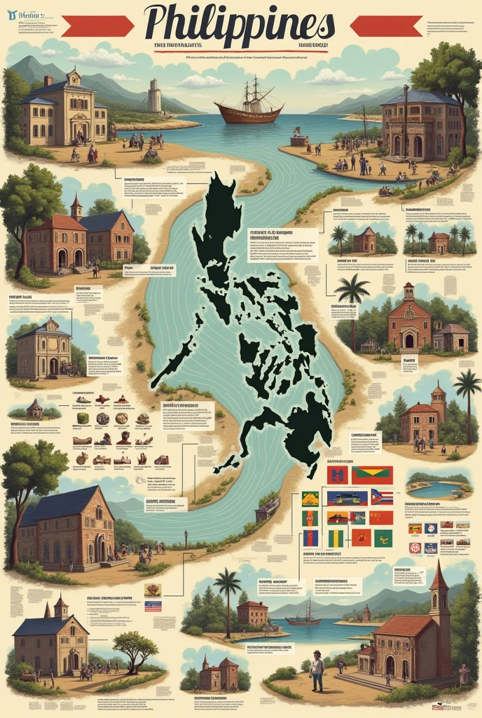 make a graphic organizer the changes in the 19th century Philippines, categorizing social, political, economic, cultural changes