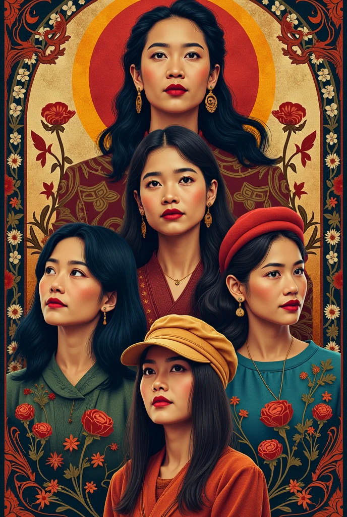Create a poster showing the legacy of Filipino national artists.