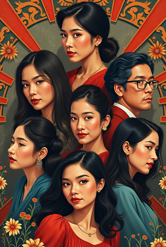 Create a poster showing the legacy of Filipino national artists.