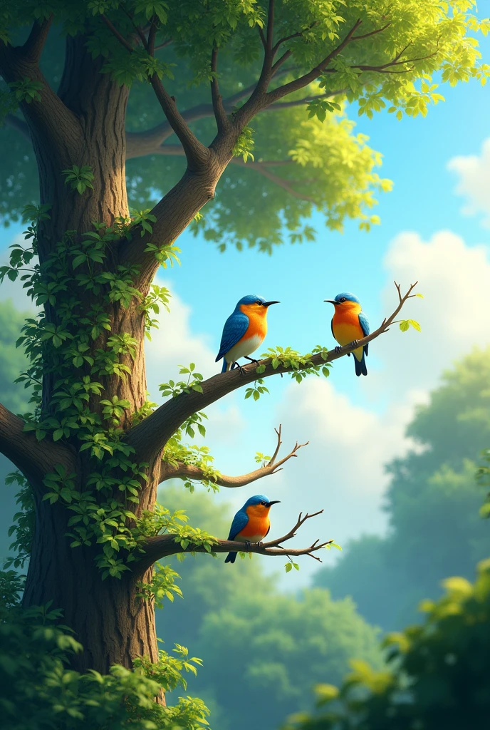 Birds in the trees
(4k hd)