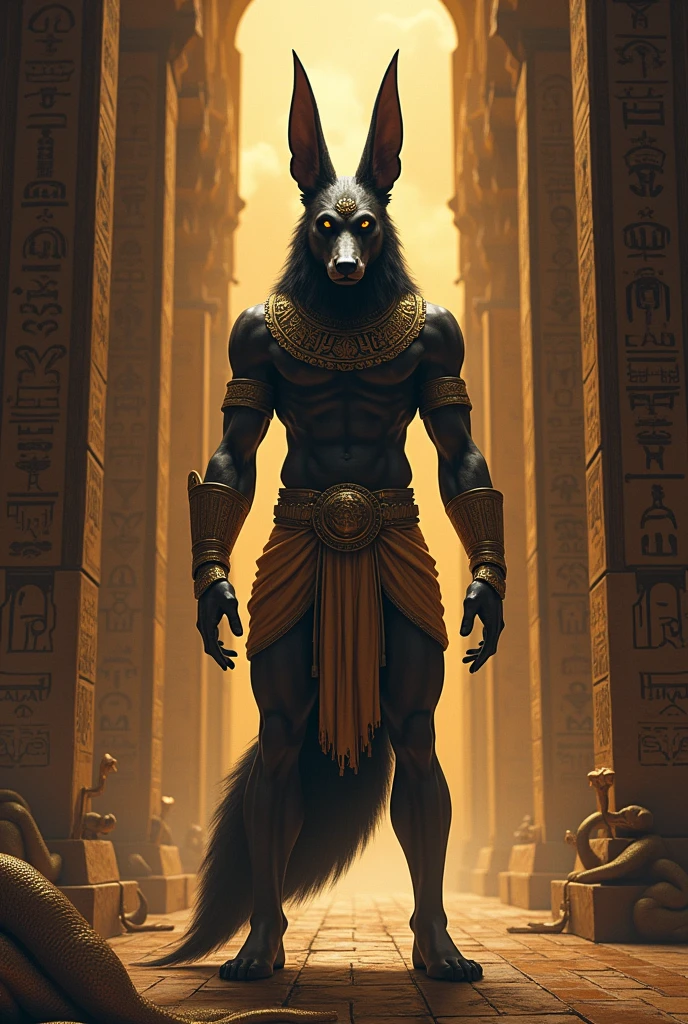 Anubis - Dog-headed God who rules the underworld.