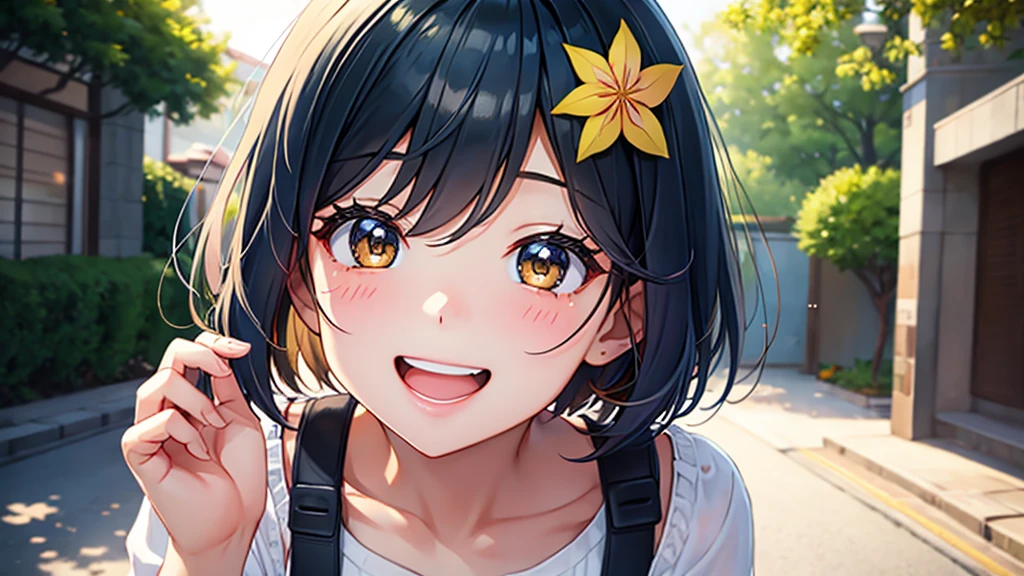 beautiful girl、Cheerful girl、Shortcuts、Cheerful expression、